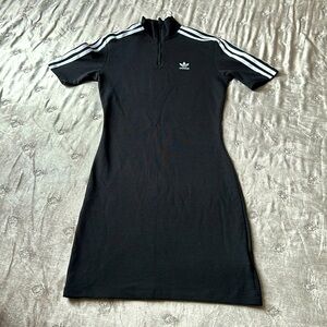 Original black adidas bodycon cotton dress